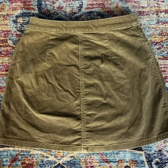 💥4/$20 EXPRESS Brand Courdoray Button-Front Skirt. Bundle and Save! - Picture 2 of 6